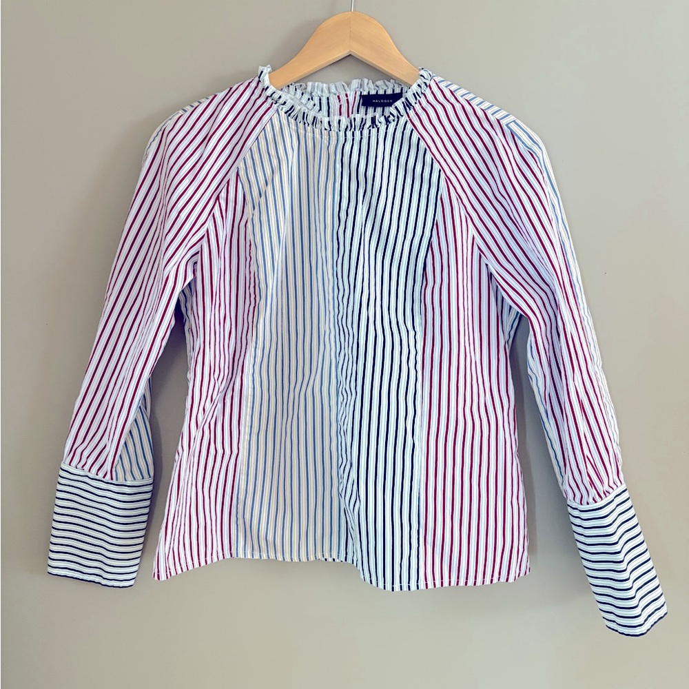Halogen Multi Stripe Blouse